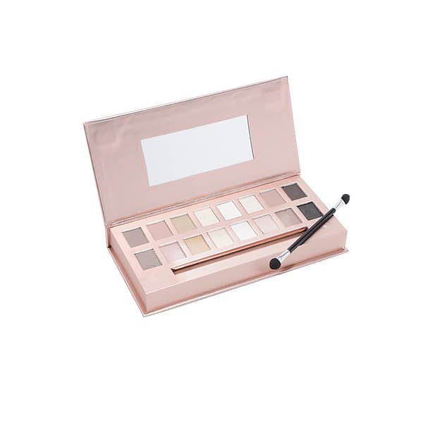 Eyeshadow palette with mirror and makeup pen