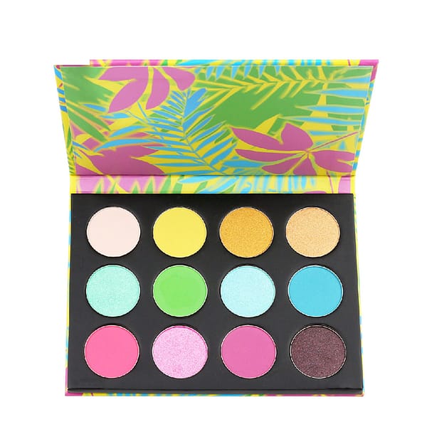 Customized colorful makeup palettes