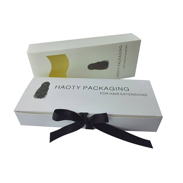 Cheap paper packaging box braiding hair