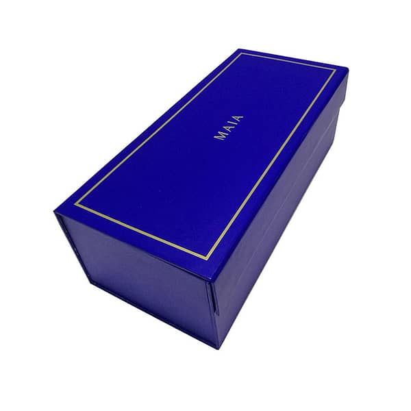 Custom printing mazarine luxury shoe box
