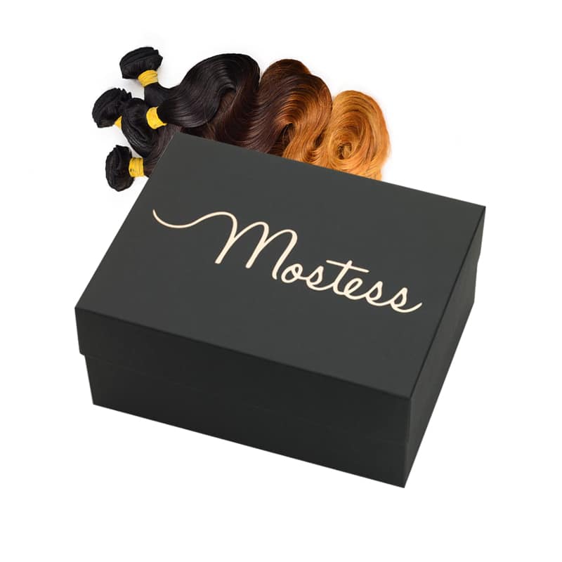 packaging box for hair extension